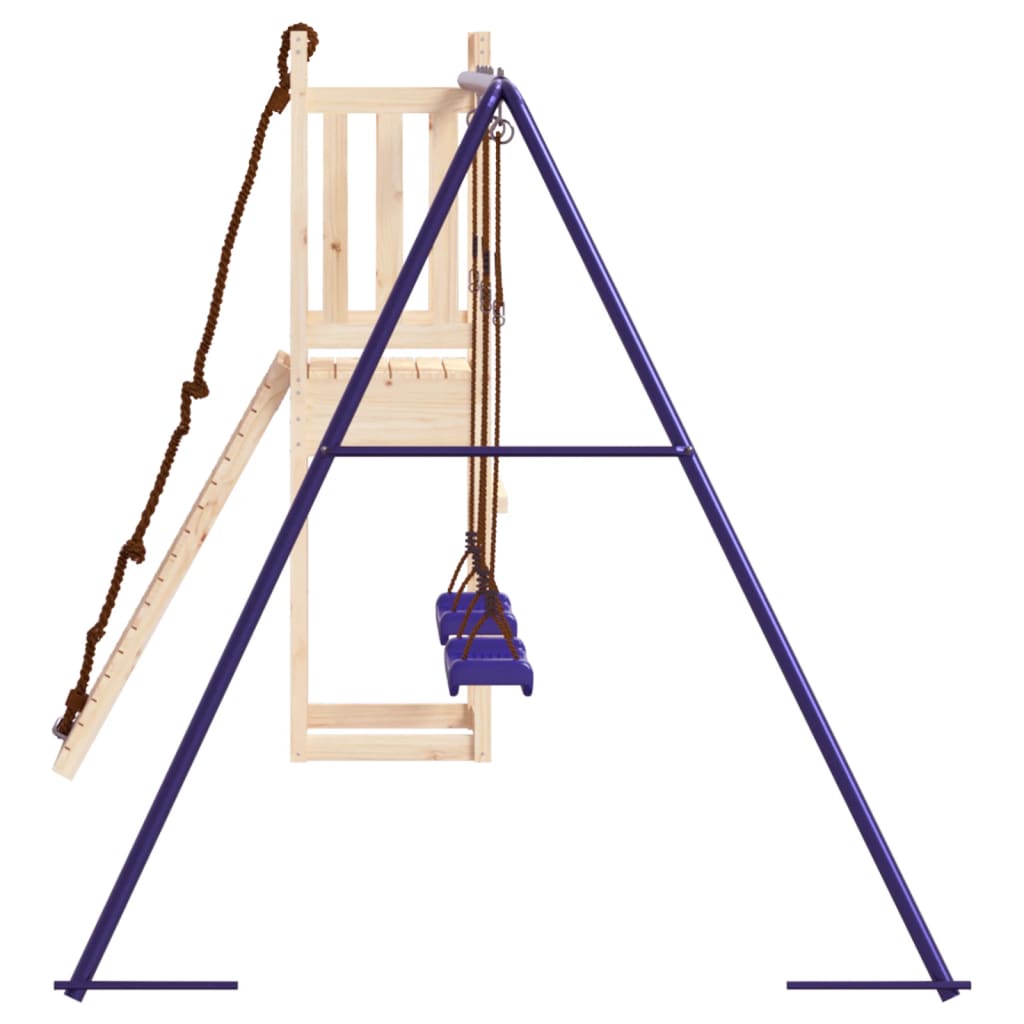 vidaXL Spielturm Massivholz Kiefer