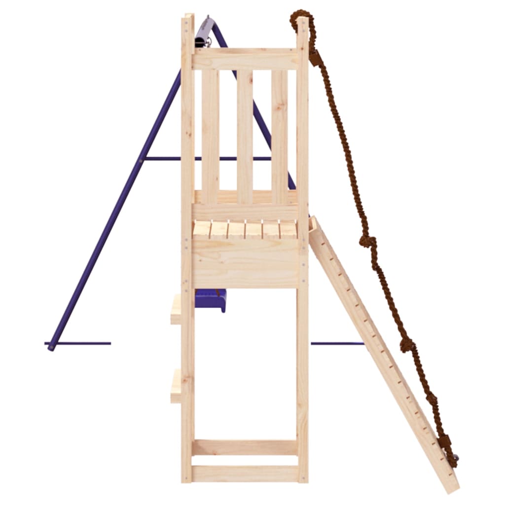vidaXL Spielturm Massivholz Kiefer