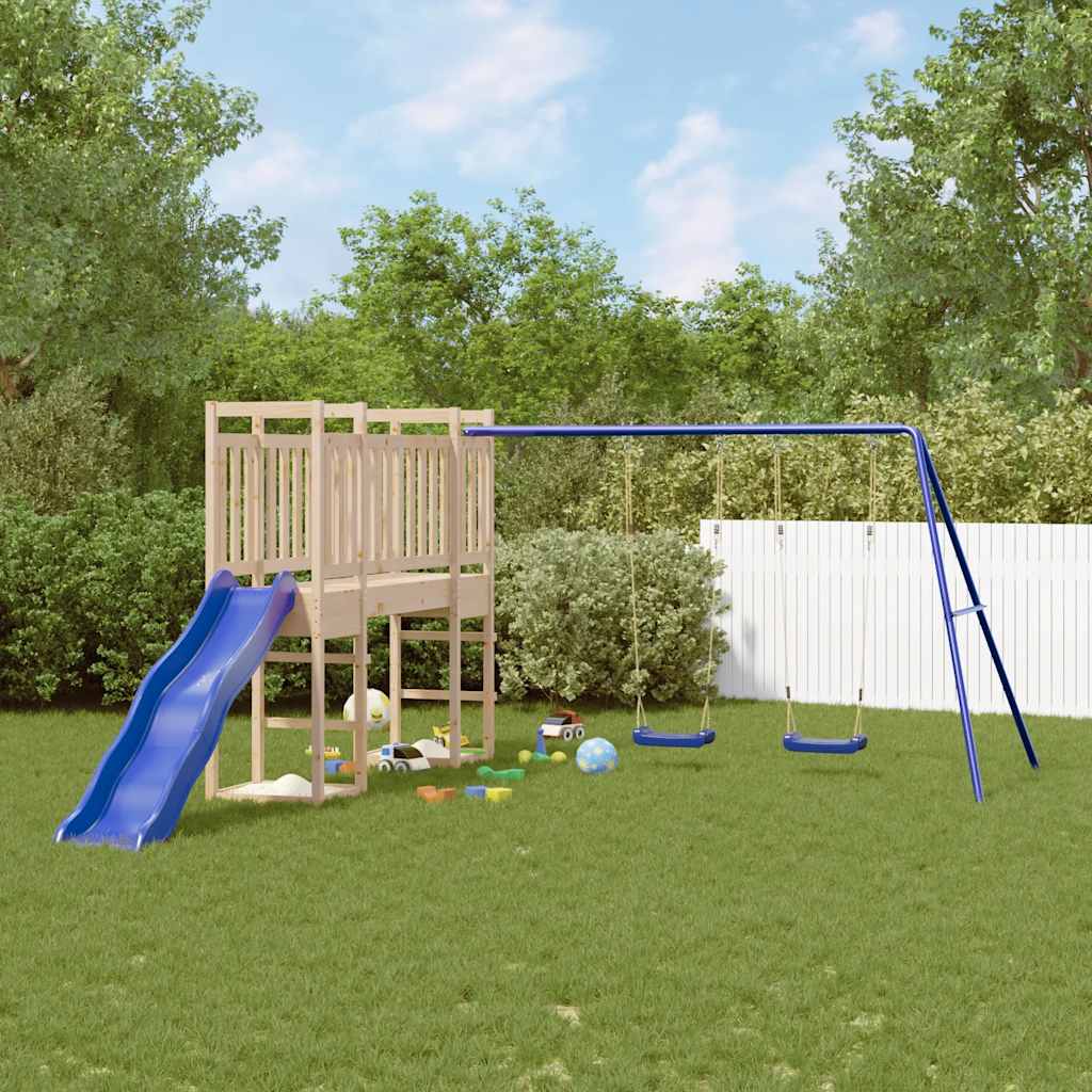 vidaXL Spielturm Massivholz Kiefer