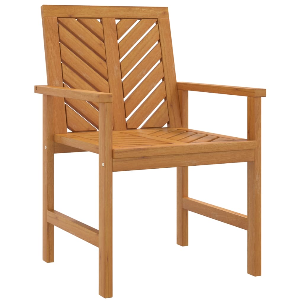 vidaXL Chaises de jardin 4 pcs. Bois d'acacia massif