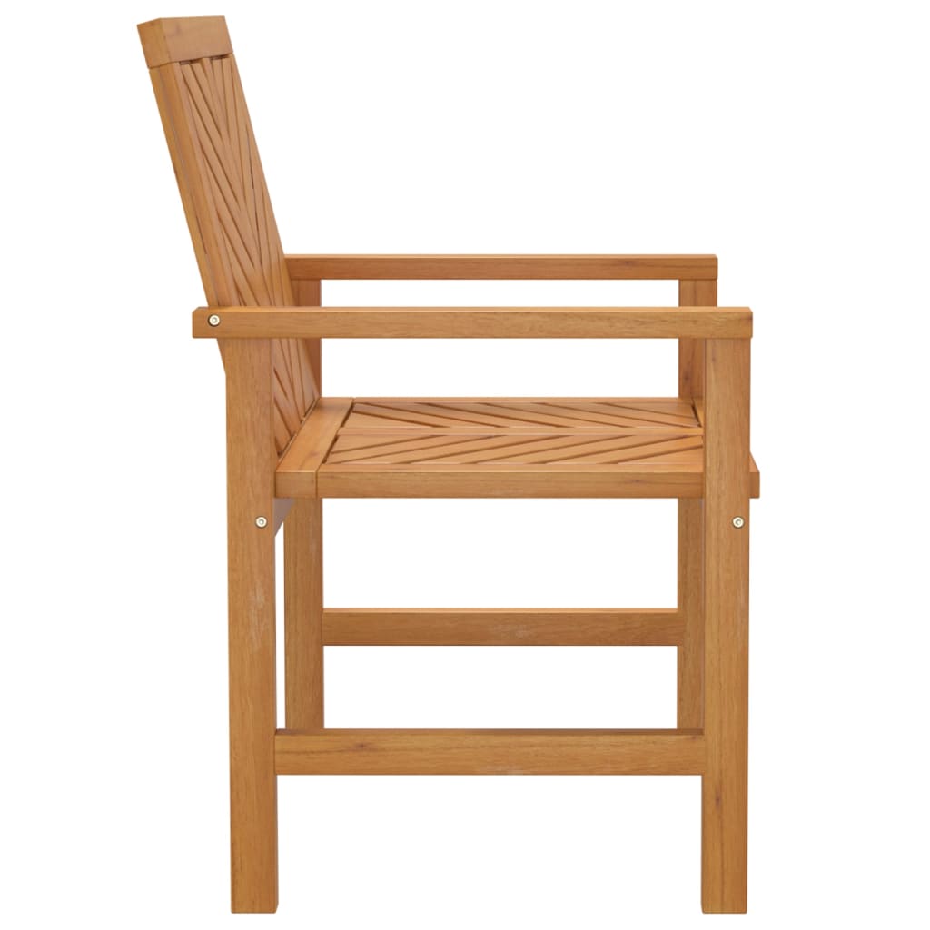 vidaXL Chaises de jardin 4 pcs. Bois d'acacia massif