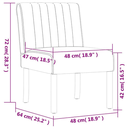 vidaXL Chaise rembourrée jaune velours