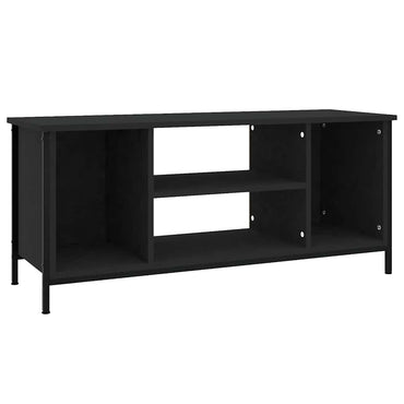 vidaXL Meuble TV Noir 102x35x45 cm Bois d'ingénierie