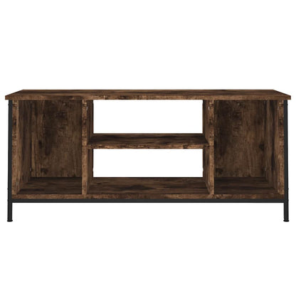 Meuble TV vidaXL chêne fumé 102x35x45 cm en bois d'ingénierie