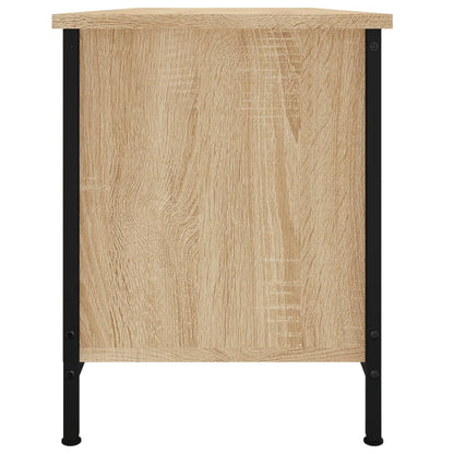 vidaXL Meuble TV avec portes chêne Sonoma 102x35x45 cm Bois d'ingénierie