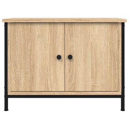 Meuble TV vidaXL avec portes, chêne sonoma, 60 x 35 x 45 cm, bois d'ingénierie