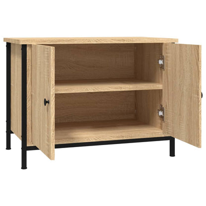Meuble TV vidaXL avec portes, chêne sonoma, 60 x 35 x 45 cm, bois d'ingénierie