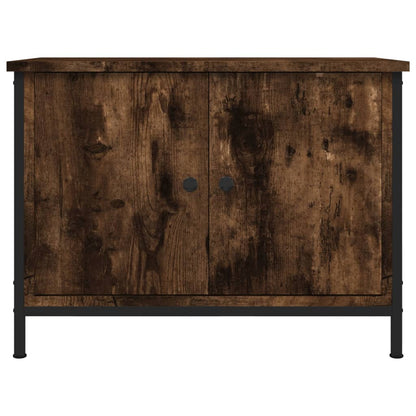 vidaXL TV-Schrank mit Türen Räuchereiche 60x35x45 cm Holzwerkstoff