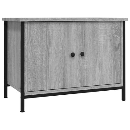 vidaXL Meuble TV avec portes Gris Sonoma 60x35x45 cm Bois d'ingénierie