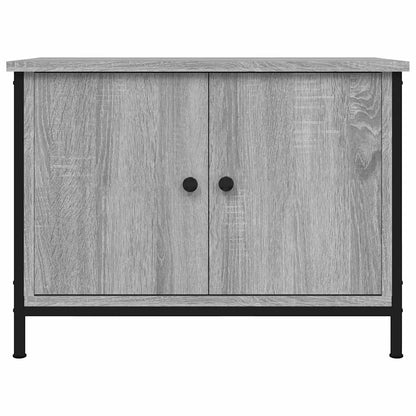 vidaXL Meuble TV avec portes Gris Sonoma 60x35x45 cm Bois d'ingénierie
