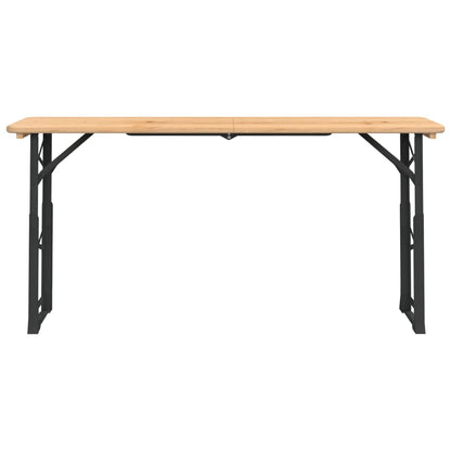 vidaXL Table de bar pliante 170x50x75/105 cm en sapin massif