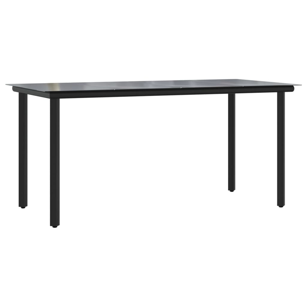 vidaXL Salon de jardin à dîner 5 pcs Résine tressée Gris foncé