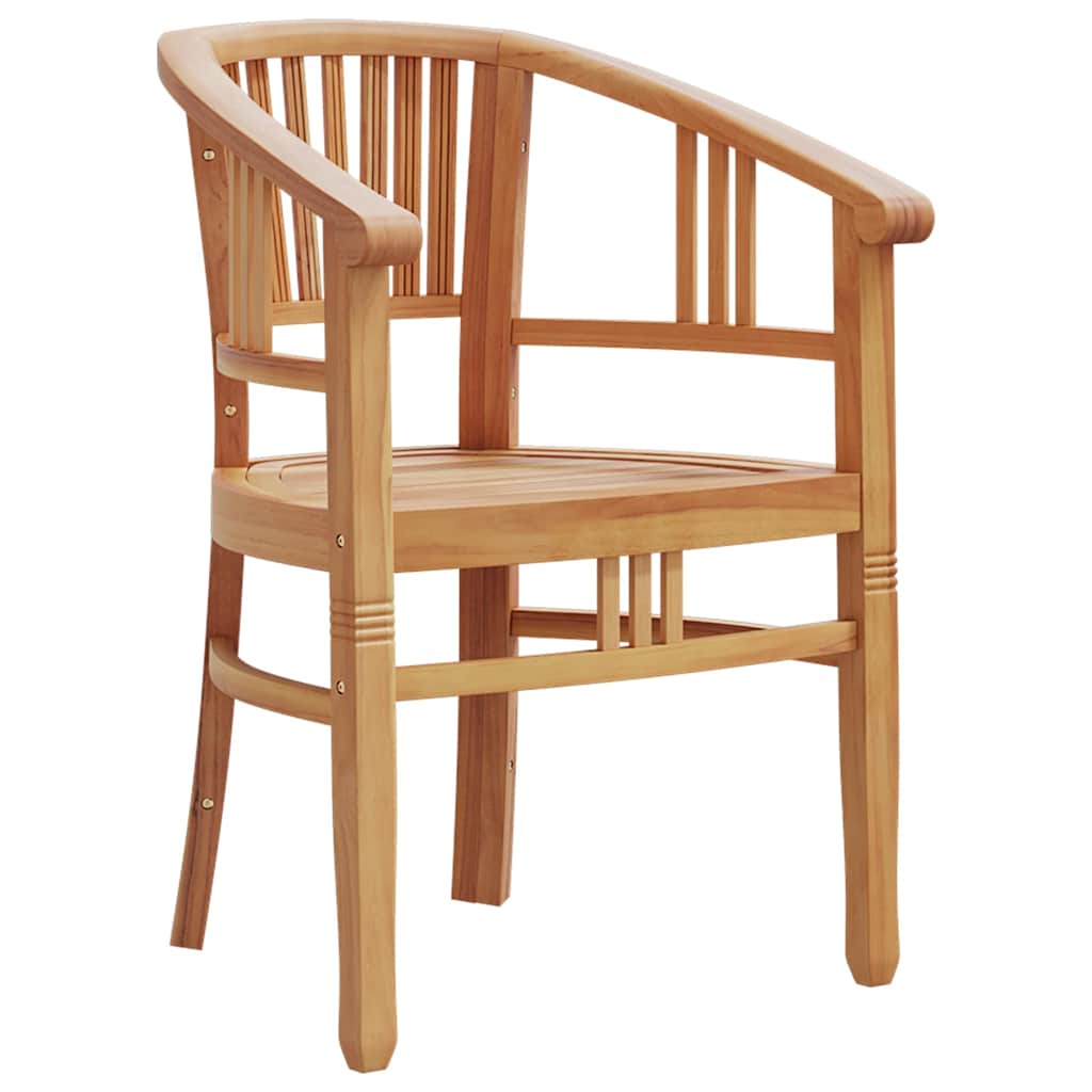 vidaXL 5-tlg. Garten-Essgruppe Massivholz Teak