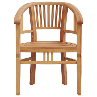 vidaXL 5-tlg. Garten-Essgruppe Massivholz Teak