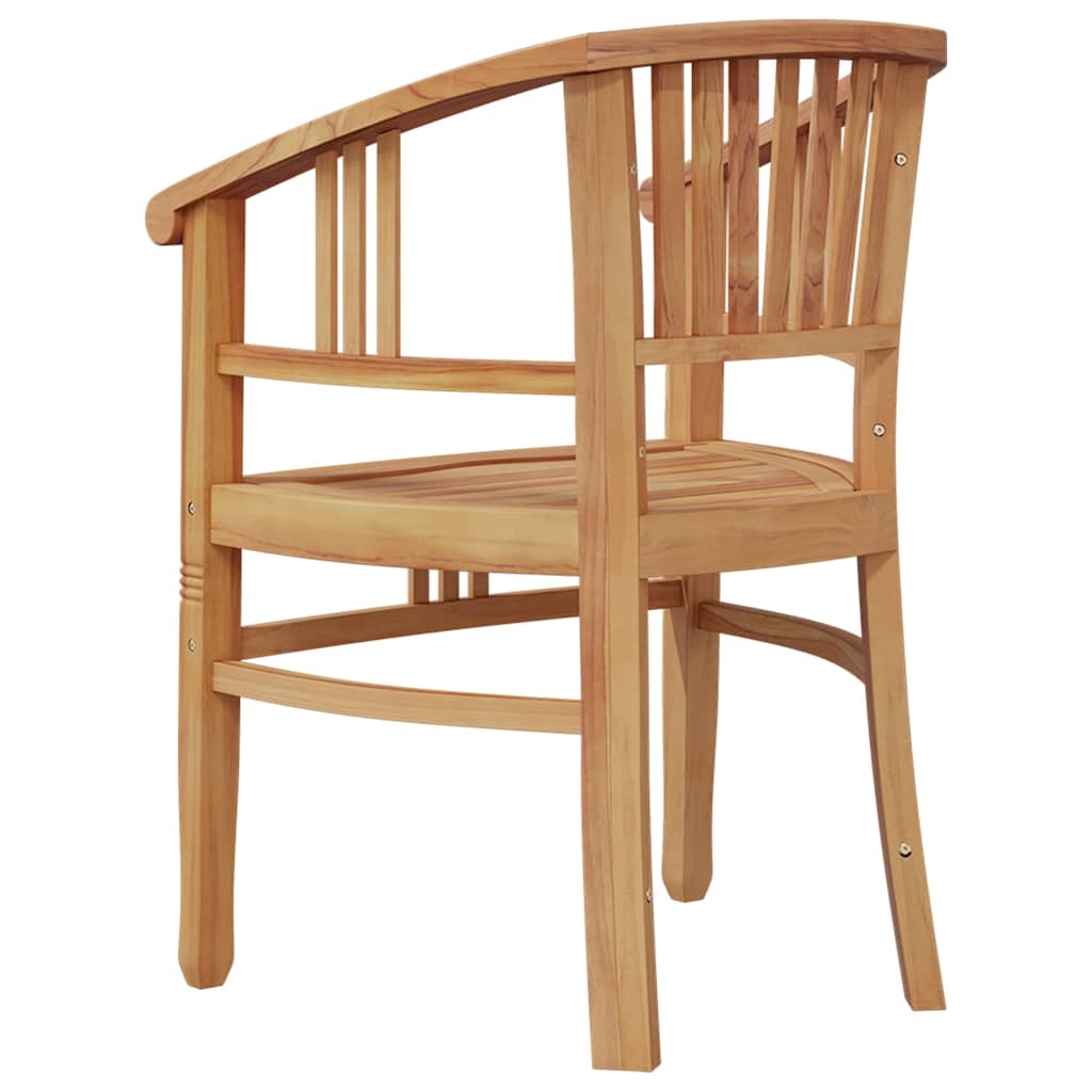 vidaXL 5-tlg. Garten-Essgruppe Massivholz Teak