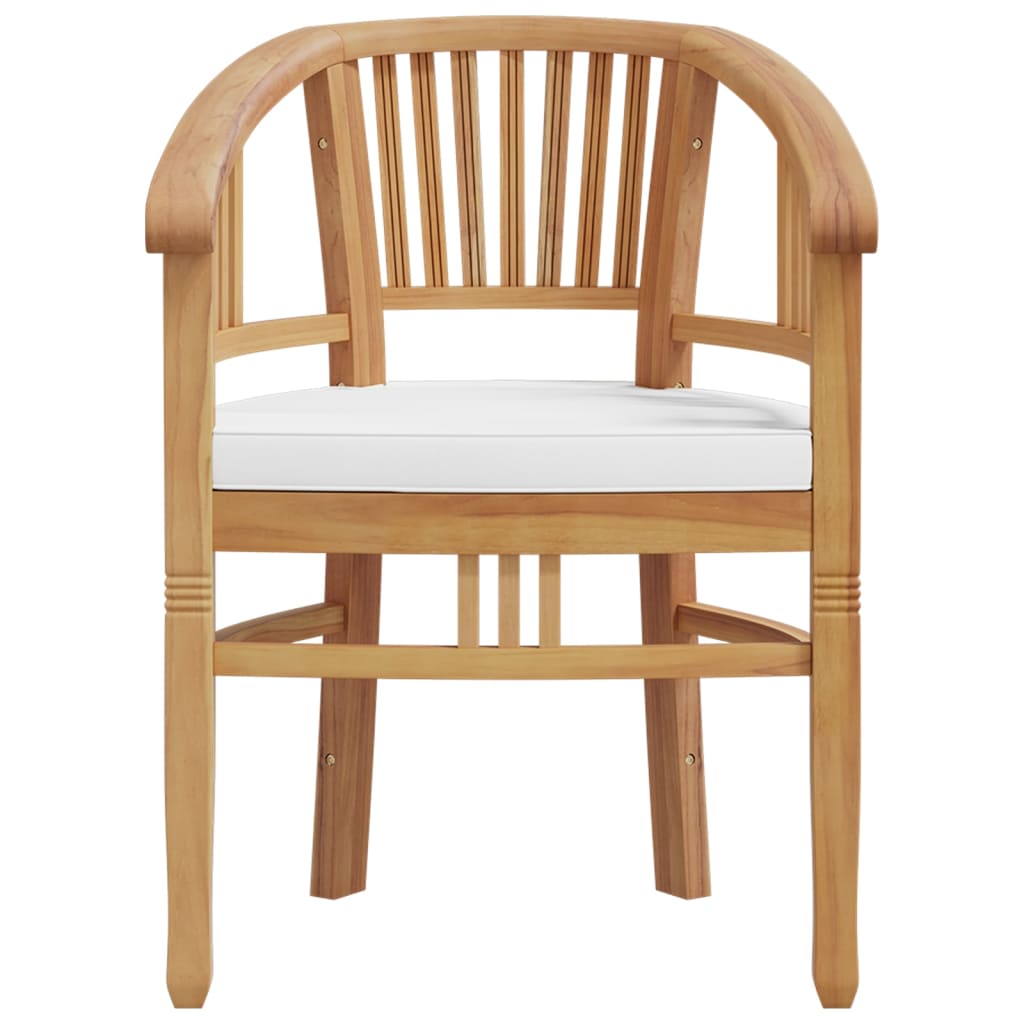 vidaXL 5-tlg. Garten-Essgruppe Massivholz Teak
