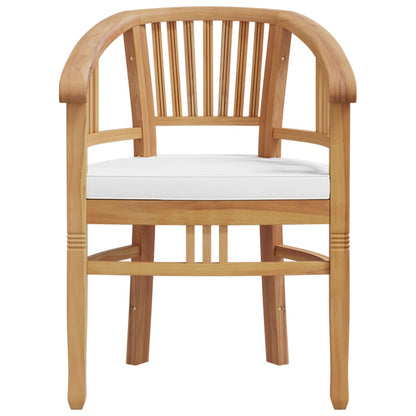 vidaXL 5-tlg. Garten-Essgruppe Massivholz Teak
