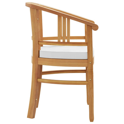 vidaXL 5-tlg. Garten-Essgruppe Massivholz Teak