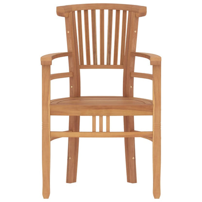 vidaXL 5-tlg. Garten-Essgruppe Massivholz Teak