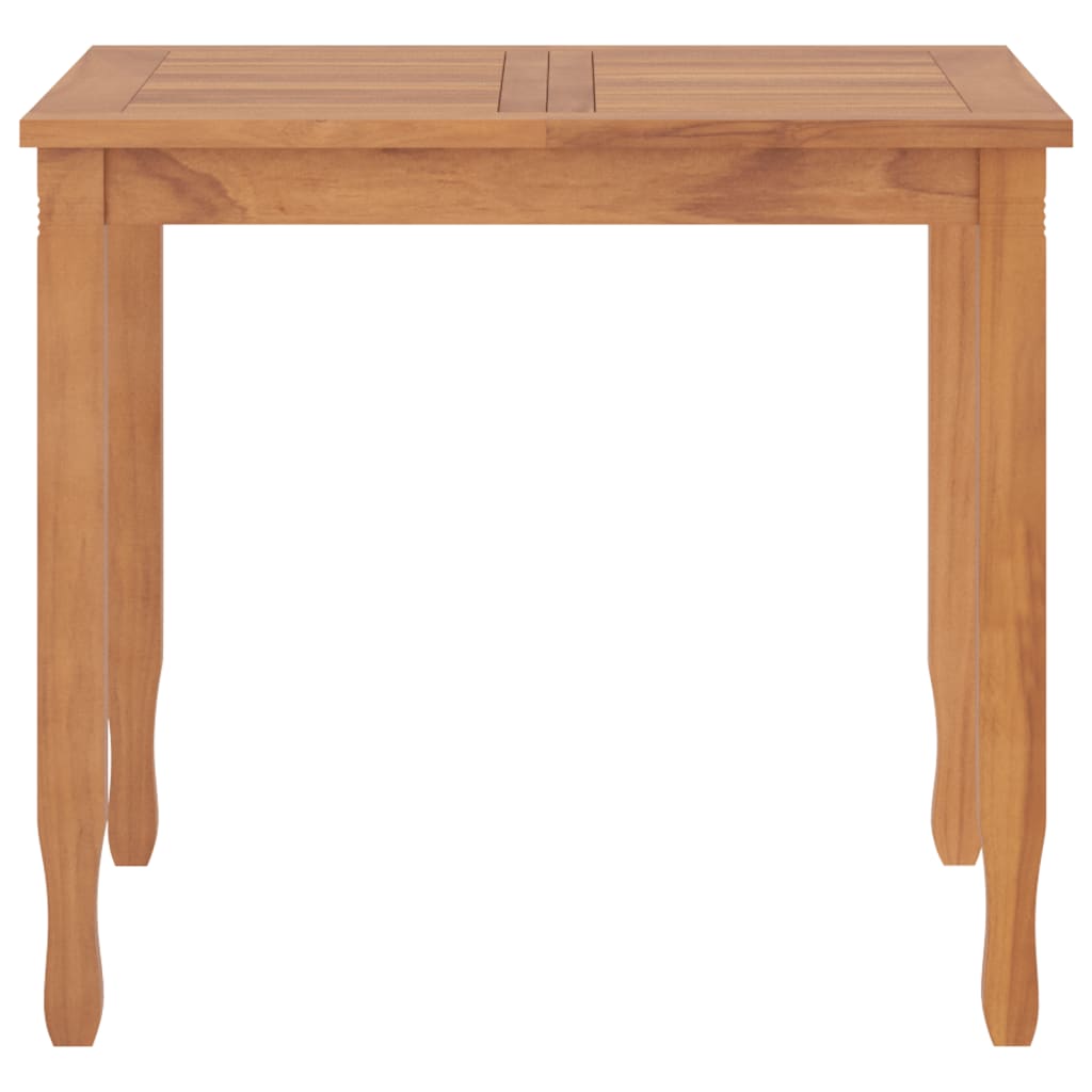 vidaXL 5-tlg. Garten-Essgruppe Massivholz Teak