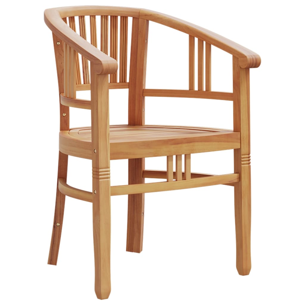 vidaXL 5-tlg. Garten-Essgruppe Massivholz Teak