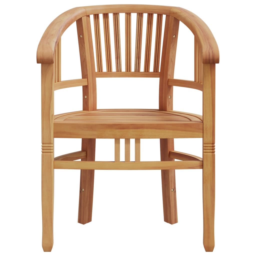 vidaXL 5-tlg. Garten-Essgruppe Massivholz Teak