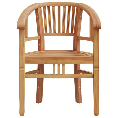 vidaXL 5-tlg. Garten-Essgruppe Massivholz Teak