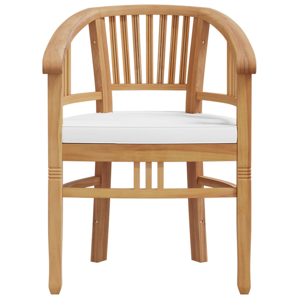 vidaXL 5-tlg. Garten-Essgruppe Massivholz Teak