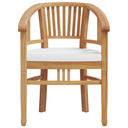 vidaXL 5-tlg. Garten-Essgruppe Massivholz Teak