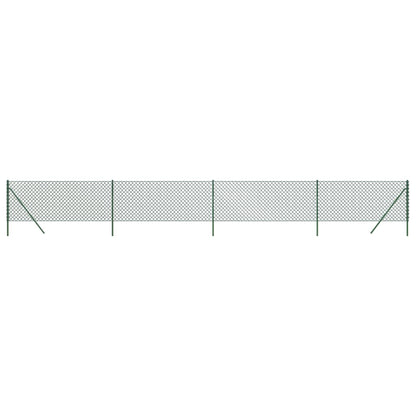 vidaXL Clôture à mailles soudées vert 1x10 m