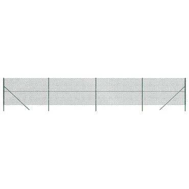 vidaXL Clôture à mailles losangées Vert 1,4x10 m