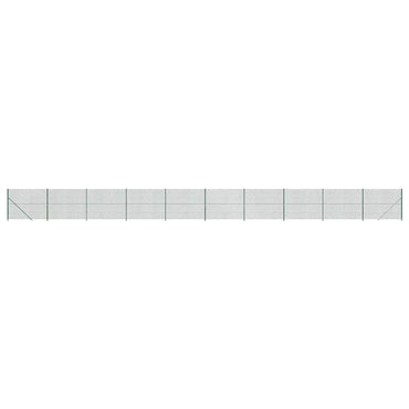 vidaXL Grillage avec bride de sol vert 1,4x25 m