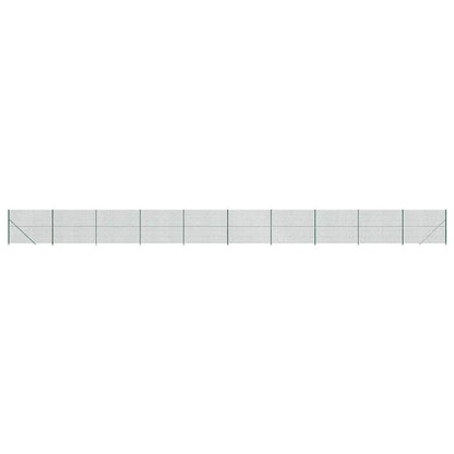 vidaXL Grillage avec bride de sol vert 1,4x25 m