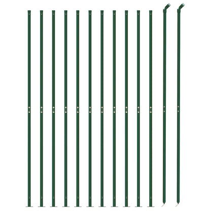 vidaXL Grillage avec bride de sol vert 1,4x25 m