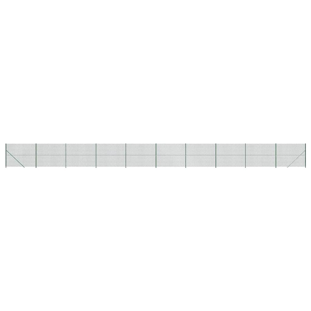 vidaXL Grillage avec bride de sol Vert 2,2x25 m