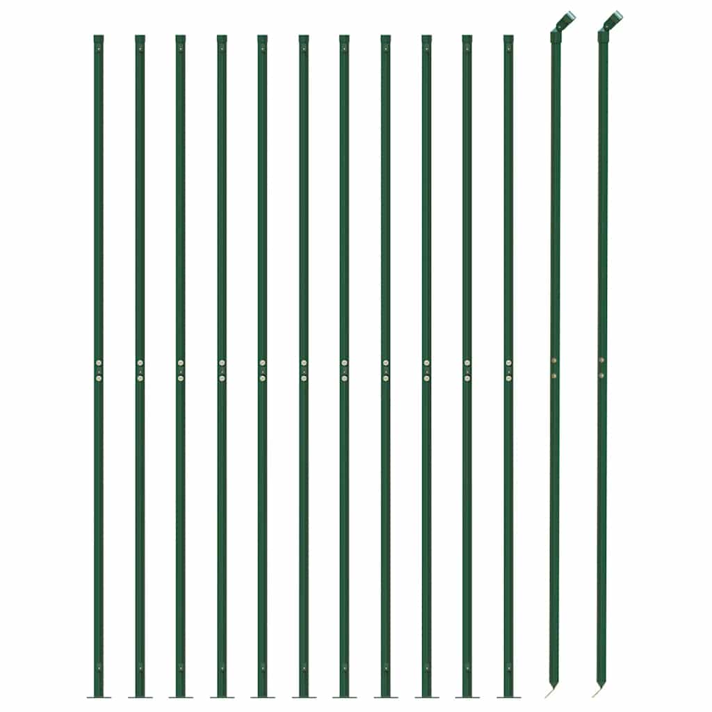 vidaXL Grillage avec bride de sol Vert 2,2x25 m