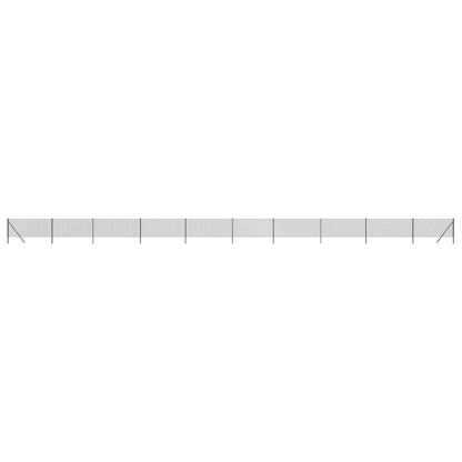 vidaXL Maschendrahtzaun Anthrazit 0,8x25 m