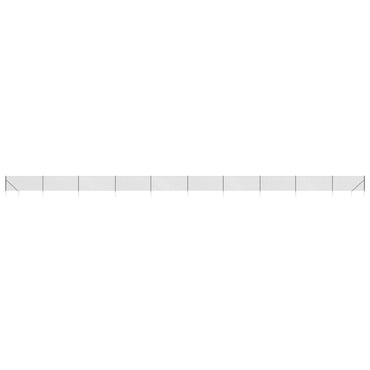 vidaXL Clôture grillagée avec manchons de sol Gris anthracite 0,8x25 m