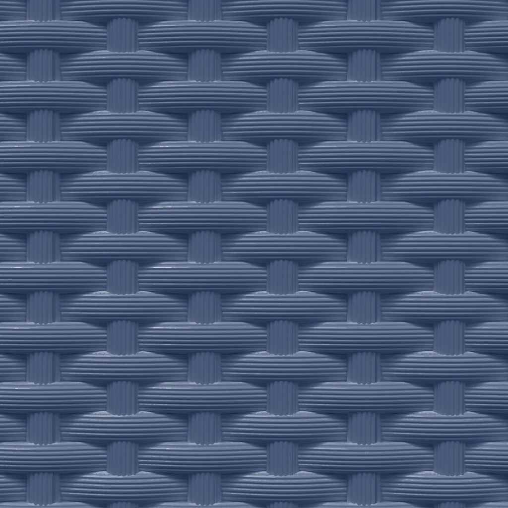 vidaXL Pflanzkübel 2 Stk. Blaugrau 30x30x37 cm Polypropylen