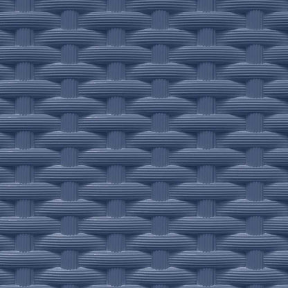 vidaXL Pflanzkübel 2 Stk. Blaugrau 30x30x37 cm Polypropylen