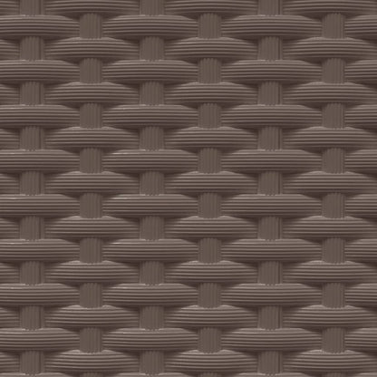 vidaXL Pflanzkübel 2 Stk. Braun 30x30x37 cm Polypropylen