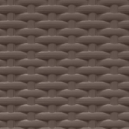 vidaXL Pflanzkübel 4 Stk. Braun 30x30x37 cm Polypropylen