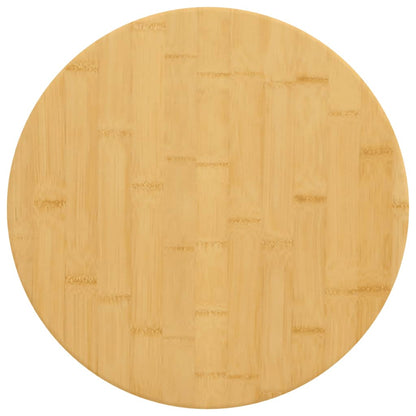 vidaXL Plateau de table Ø50x1,5 cm bambou