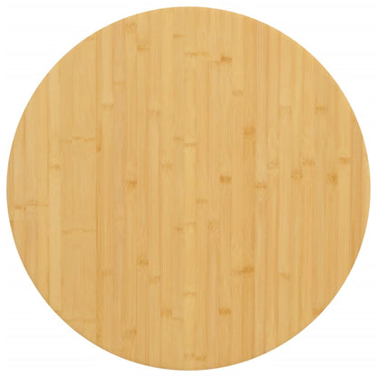 vidaXL Tischplatte Ø80x1,5 cm Bambus