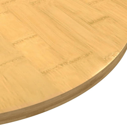 vidaXL Tischplatte Ø80x1,5 cm Bambus