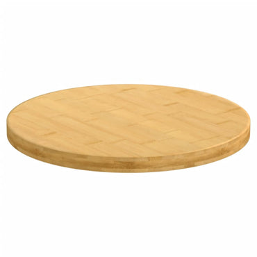 vidaXL Plateau de table Ø40x2,5 cm Bambou