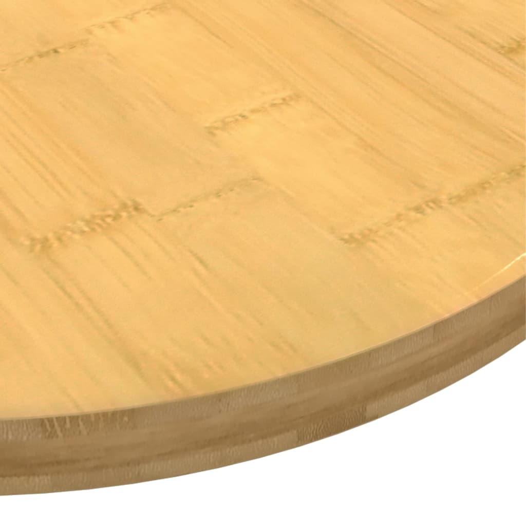 vidaXL Tischplatte Ø50x2,5 cm Bambus