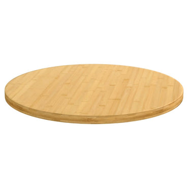 vidaXL Tischplatte Ø60x2,5 cm Bambus