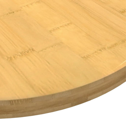 vidaXL Tischplatte Ø60x2,5 cm Bambus