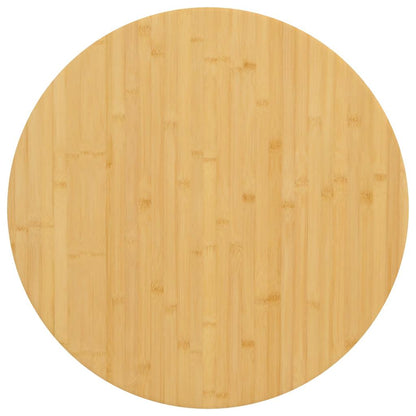 vidaXL Plateau de table Ø70x2,5 cm bambou